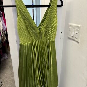 Abercrombie & Fitch Green Mini Dress